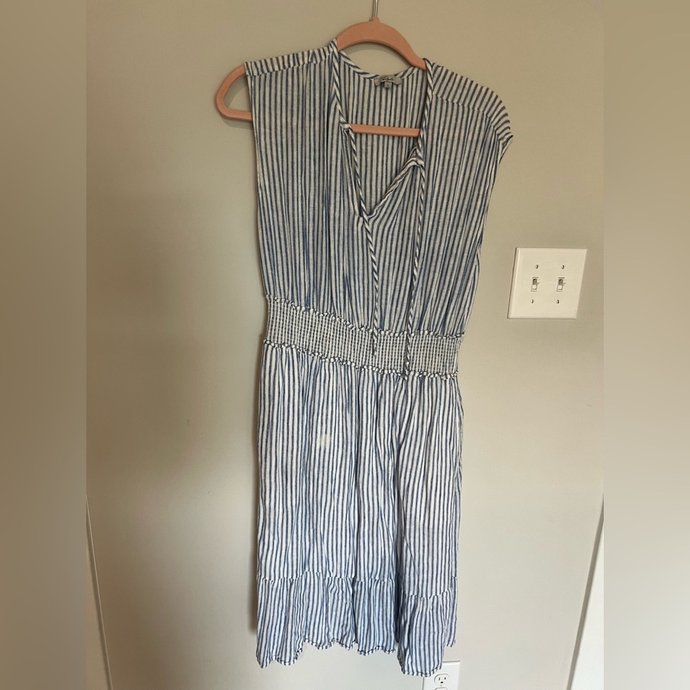Rails Blue Stripe Dress Size Large